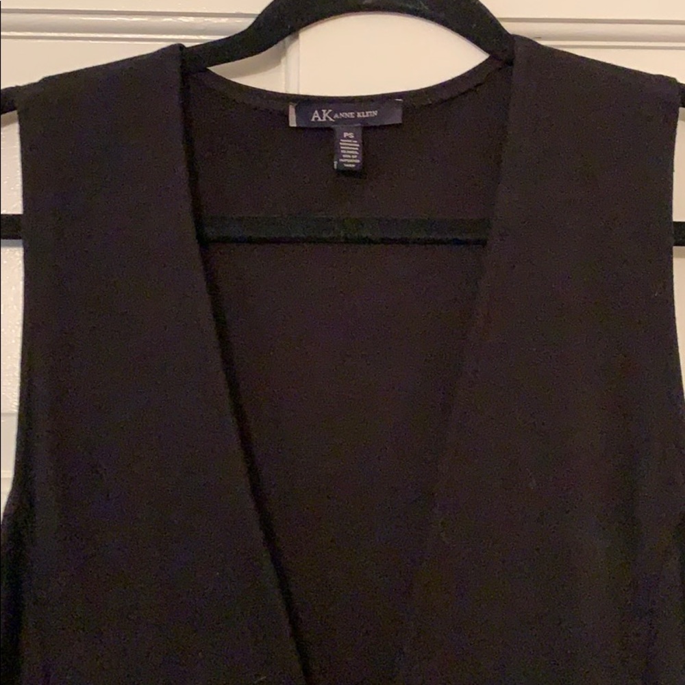 Black Anne Klein V-neck dress